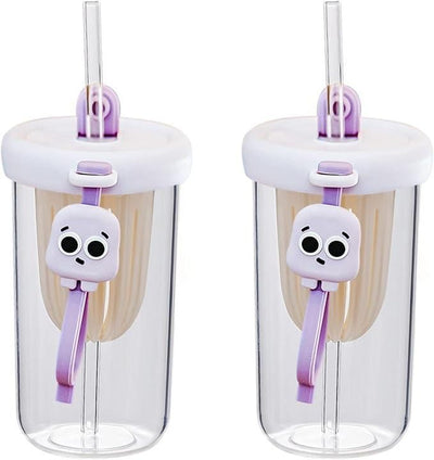 Glass Tumbler with Fruit Infuser Lid and Straw Regular price