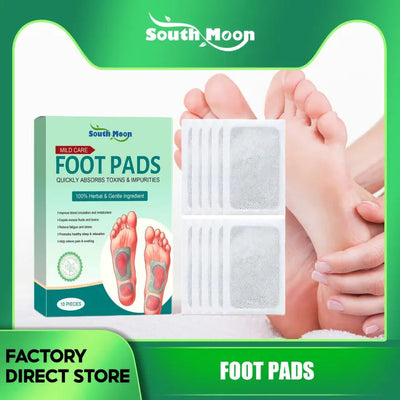 100% Herbal Detox Foot Pads – 10 Patches | Buy 1 Get 1 Free | Natural Foot Detox